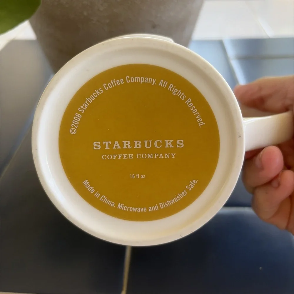 2006 Starbucks African/Arabic Arabian Mocha Sanani 16 oz. Mug (E3)